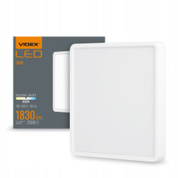 Oprawa natynkowa biała, plafon Videx 24W zintegrowany LED 1830lm 26,4 cm