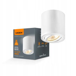 Oprawa lampa sufitowa punktowa biała Videx 30W GU10
