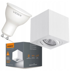 Oprawa oświetleniowa sufitowa natynkowa Videx 30 W GU10 8 cm