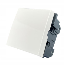 WKŁAD MODUŁ WŁĄCZNIK MECHANICZNY POJEDYNCZY SCHODOWY KLAWISZ BIAŁY