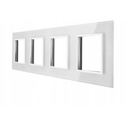 RAMKA SZKLANA GNIAZDKO GNIAZDO POCZWÓRNA BIAŁA 4