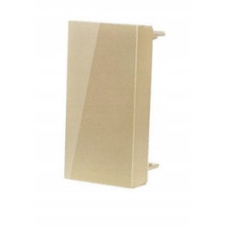 Zaślepka do 1/2 modułu gniazda ZŁOTA