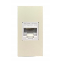 MODUŁ GNIAZDO GNIAZDKO KOMPUTEROWE LAN SZARE