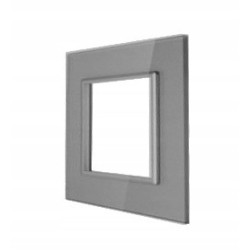 RAMKA SZKLANA GNIAZDKO GNIAZDO SZKLANE SZARA 1