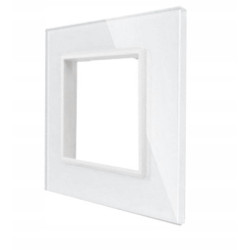 RAMKA SZKLANA GNIAZDKO GNIAZDO SZKLANE biała 1