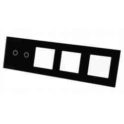PANEL SZKLANY DOTYKOWY WŁĄCZNIK GNIAZDO 2+1G+1G+1G