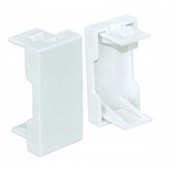 Zaślepka do 1/2 modułu gniazda BIAŁA