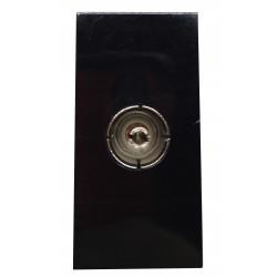 MODUŁ GNIAZDO GNIAZDKO TELEWIZYJNE TV CZARNE