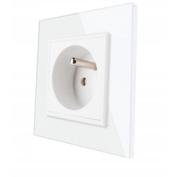 GNIAZDO GNIAZDKO SZKLANE BIAŁE KONTAKT SZKLANY