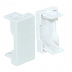 Zaślepka do 1/2 modułu gniazda BIAŁA