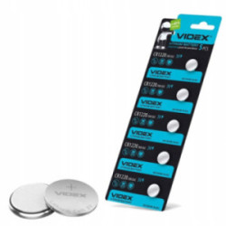 5 szt. Baterie Bateria litowa Videx CR1220 3V 40mAh Zestaw Wytrzymała Mocna