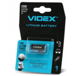 1 szt. Bateria litowa Videx CR2 3V 800mAh Blister Mocna Wytrzymała