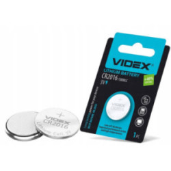 1szt. Bateria litowa Videx CR2016 3V Blister Mocna Wytrzymała