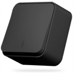 Włącznik światła NATYNKOWY schodowy pojedynczy wyłącznik VIDEX czarny