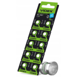 10 szt. Bateria alkaliczna VIDEX AG1/LR621