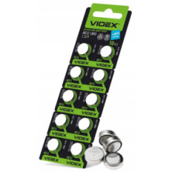 10 szt. Bateria alkaliczna Videx LR43 LR1142 AG12/LR43