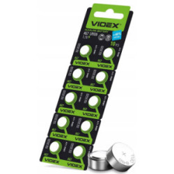 10 szt. Bateria alkaliczna VIDEX AG7/LR926 LR926 L926 G7A BLISTER