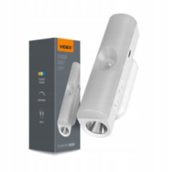 LAMPKA AKUMULATOROWA LED Z CZUJNIKIEM RUCHU VIDEX VL-NL108W