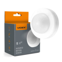 Czujnik Ruchu i Światła Sufitowy PIR 360° VIDEX VL-SPC46W IP20 Biały
