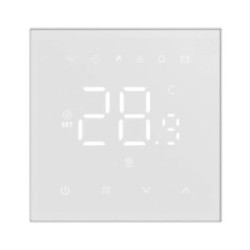 Moduł Termostat Pokojowy wifi Tuya Smart Sterownik do ramki Biały BarON
