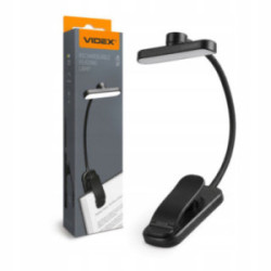 ŁADOWANA LAMPKA LED do czytania VIDEX VL-NL134B Czarna