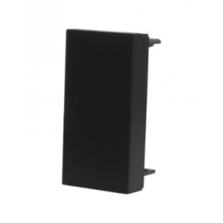 Zaślepka do 1/2 modułu gniazda czarna